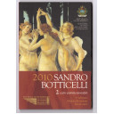 2010 Sandro Botticelli 2 € in Folder San Marino